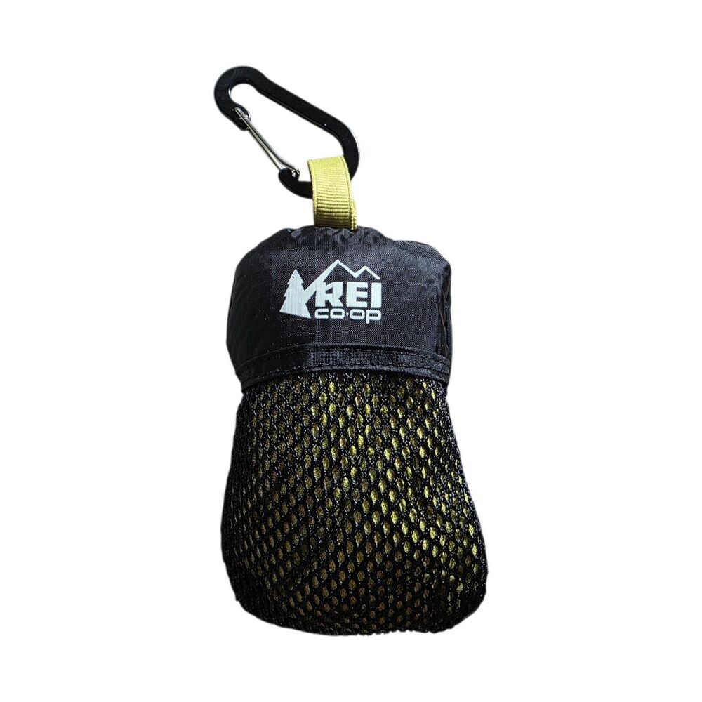 REI Co-op Mini Hand Towel Quick Dry Camp Hike Travel Green 15”x 15” NEW